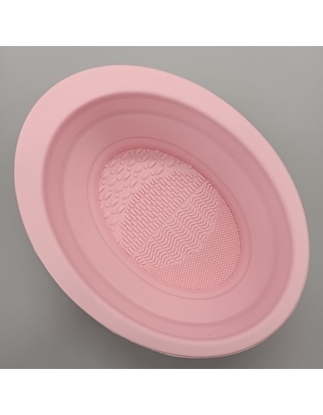 Silicone Scrub Bowl Collapsible Bowl Makeup Brush Cleaner Beauty Tools Powder Puff Beauty Egg Scrub Pad Mask Bowl