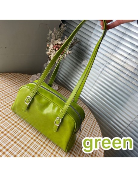 retro green handbag