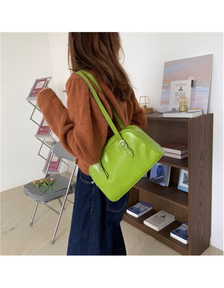 retro green handbag