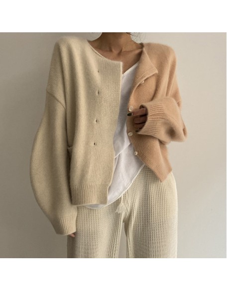 two-tone cardigan