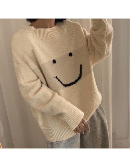 all smiles oversized sweater