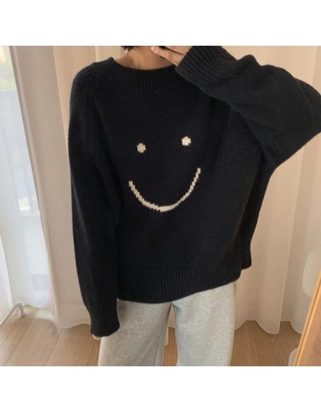 all smiles oversized sweater