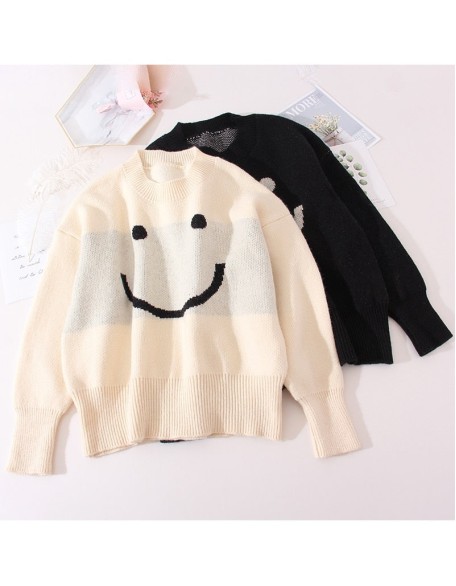 all smiles oversized sweater