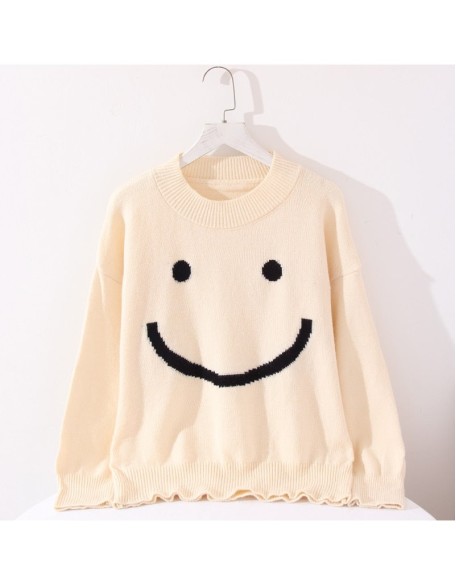 all smiles oversized sweater