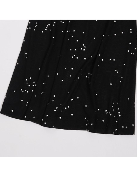 starry night rhinestone pants